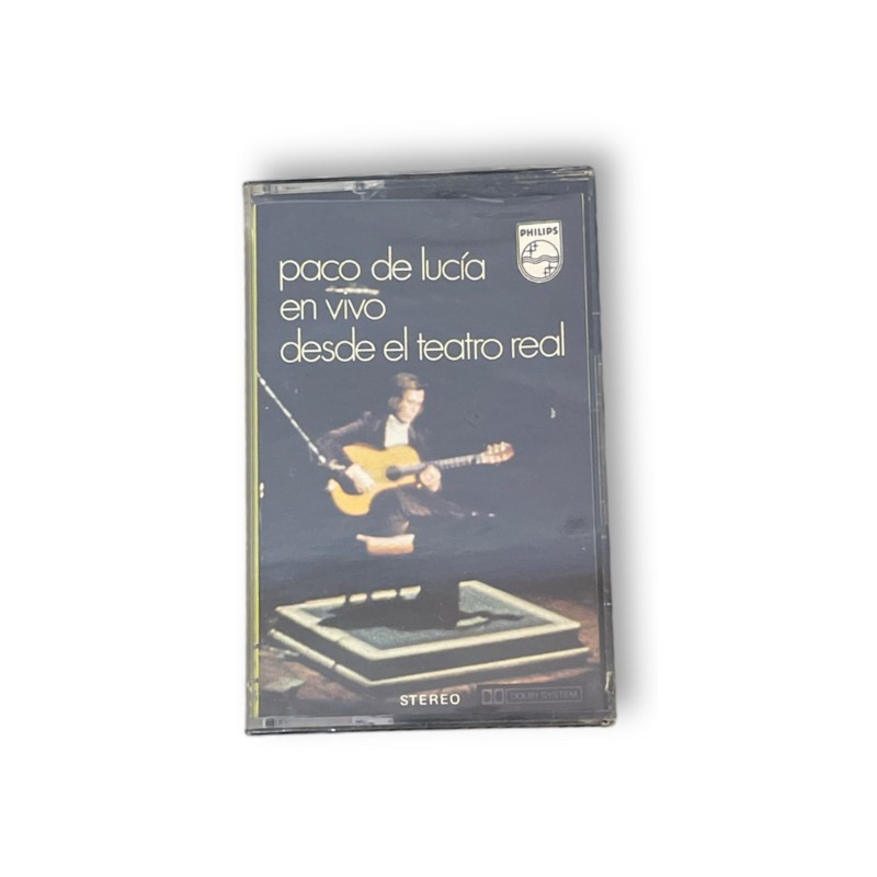 Paco de Lucia en vivo desde el Teatro Real (Casete precintado)*