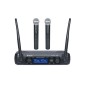 Ek WR69LD sistema inalambrico 2 microfonos vhf