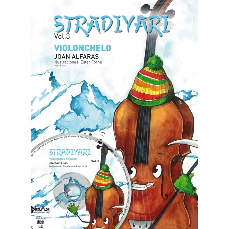 Stradivari Violonchelo 3, Joan Alfaras + CD