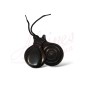 Castañuelas del Sur - Fibra Negra veteada roja nº5 (mediana) - Gama profesional - Caja doble