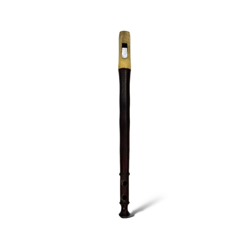 Flauta rociera granadillo y cuerno gama profesional mod. FR-7A + funda
