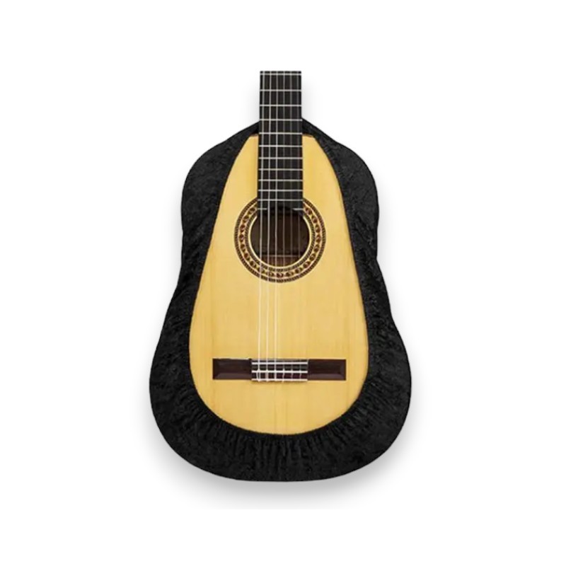 Mr. Abrines Funda protectora guitarra terciopelo negro