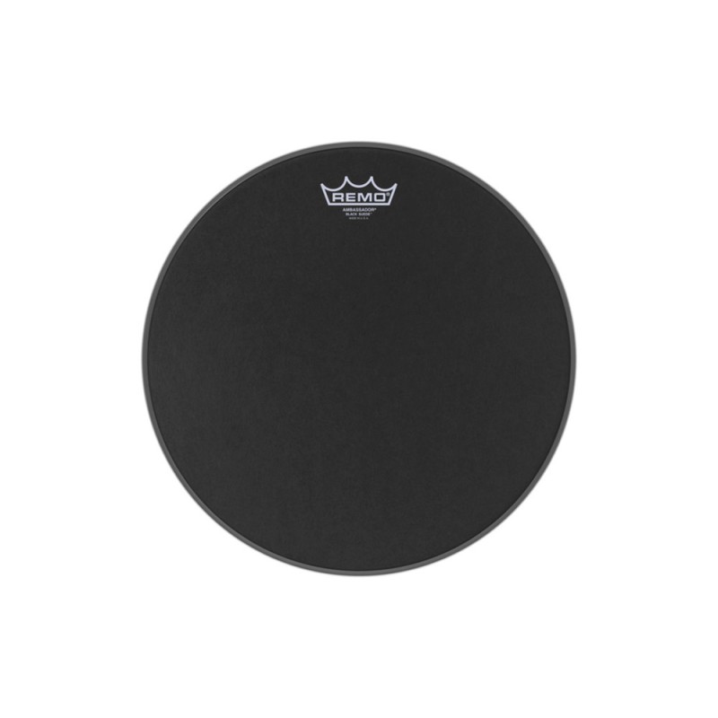 Remo 18" BA-0818-ES Ambassador Black Suede
