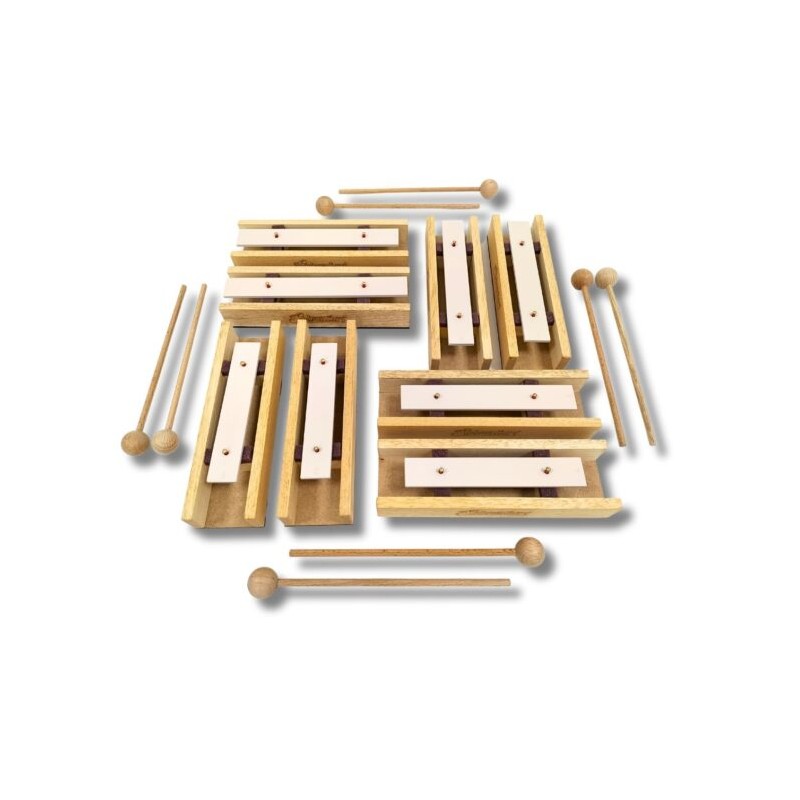Solventuri Set de 8 monofonos blanco