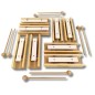 Solventuri Set de 8 monofonos blanco