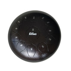 Ritmo TD12BZ tongue drum negro 12" 13 notas