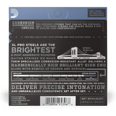 Daddario EPS510 Regular Light Gauge 10-46