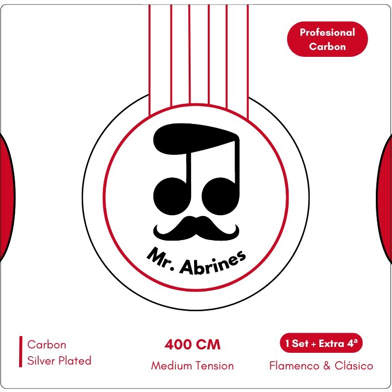 Mr. Abrines 400CM Carbon Medium tension Professional + 4ª extra