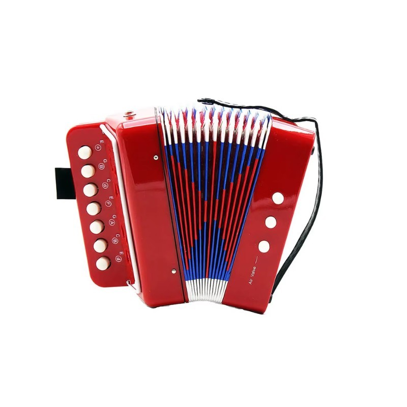 Acordeón para niños rojo