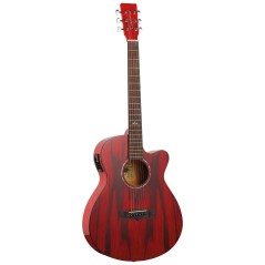 Tanglewood TA4CERD acustica azure super folk roja