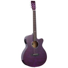 Tanglewood TA4CEPU acustica azure super folk purpura