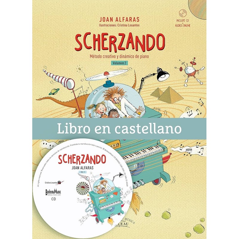 Scherzando, método creativo y dinámico de piano, vol. 2