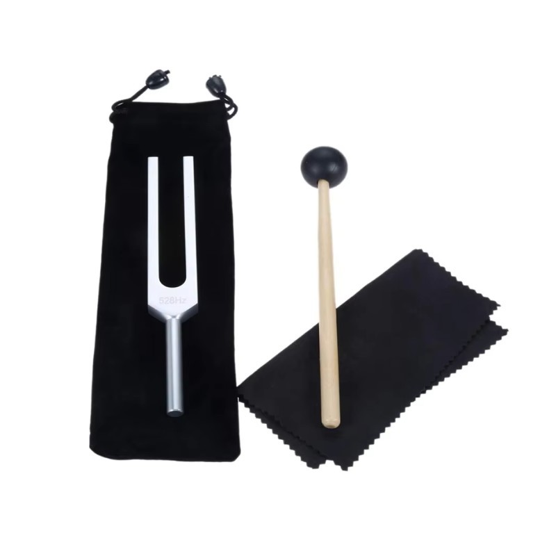 Diapason 432 Hz +maza + paño limpieza + funda