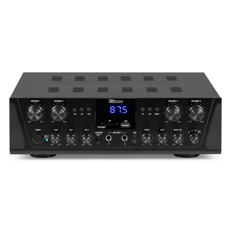 Power Dynamics PV240BT Amplificador 4 zonas 400w