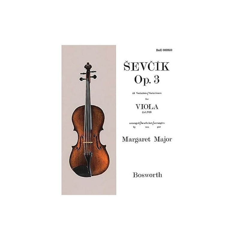 40 Variations for Viola, op. 3 - Sevcík, Otakar