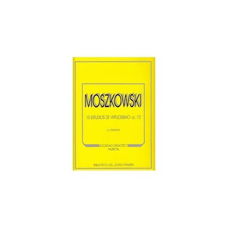 Moszkowski. 15 Estudios de Virtuosismo Op.72 Piano