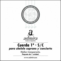 1ª Admira CA501UKSC cuerda ukelele nylon soprano/concierto