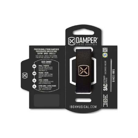 Ibox Damper DTMD20 Medium Negro Amortiguador de Cuerdas