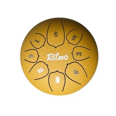 Ritmo TD8GD tongue drum dorado 6" 8 notas