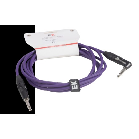 EK Audio PJJ0066VT jack - acodado 6 m violeta