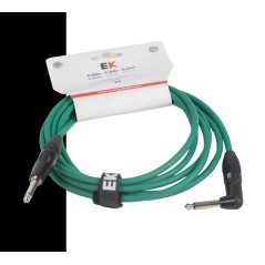 EK Audio PJJ0066GR jack - acodado 6 m verde