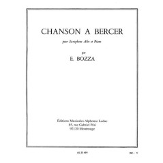 Chanson a Bercer  Bozza, Eugène - Leduc
