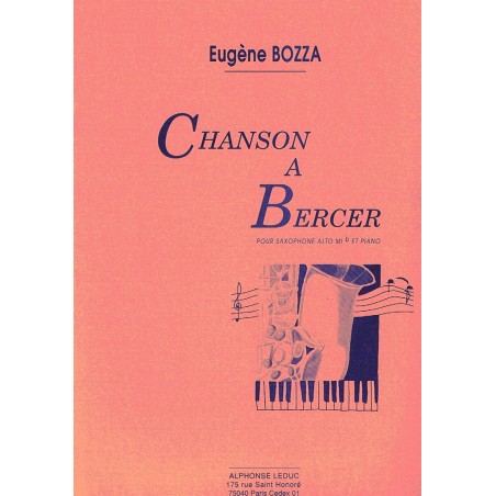 Chanson a Bercer  Bozza, Eugène - Leduc