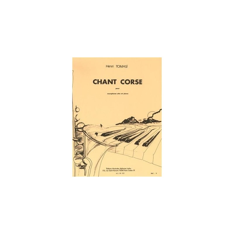 Canto Corso - Henri, Tomasi - Leduc