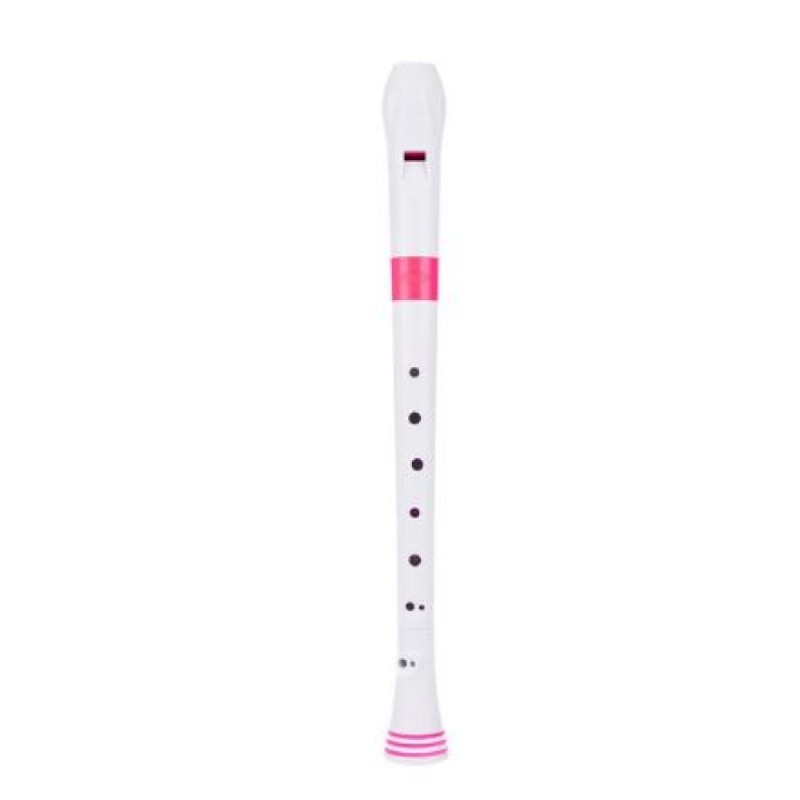 Nuvo Recorder Flauta Dulce Rosa Y Blanca N-310RDPKB