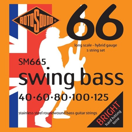 Rotosound SM665 cuerdas bajo 40 - 125