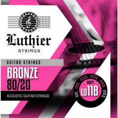 Luthier LU-11B Juego Acustica Bronze 11-52
