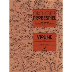 Schott Orchester Probespiel Violin vol.1