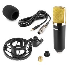 Vonyx CM400N Microfono de condensador Negro/Oro