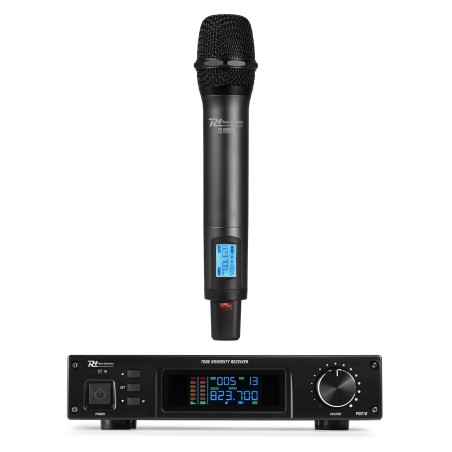 Power Dynamics PD210 Micrófono inalámbrico de mano UHF 160-Canales