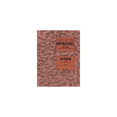 Schott Orchester Probespiel Violin vol.2