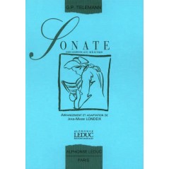 Sonate - G. P Telemann - Saxofon alto y piano - Leduc