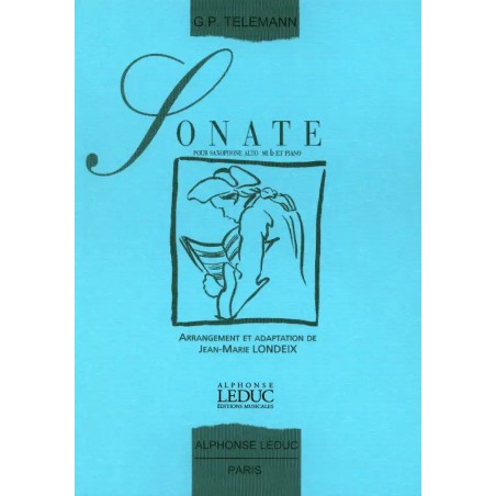 Sonate - G. P Telemann - Saxofon alto y piano - Leduc