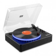 Fenton RP162LED Tocadiscos Con Bt In/Out Negro