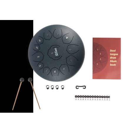 Ritmo TD10BL tongue drum azul 10" 11 notas