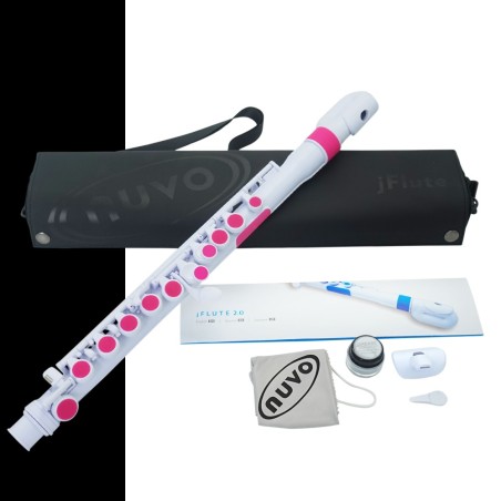 Nuvo JFlute 2.0 N-220JFPK Blanca/Rosa