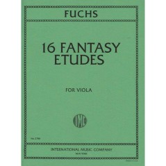 Fuchs - 16 Fantasy Etudes for viola