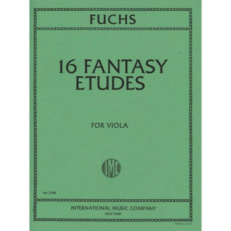 Fuchs - 16 Fantasy Etudes for viola
