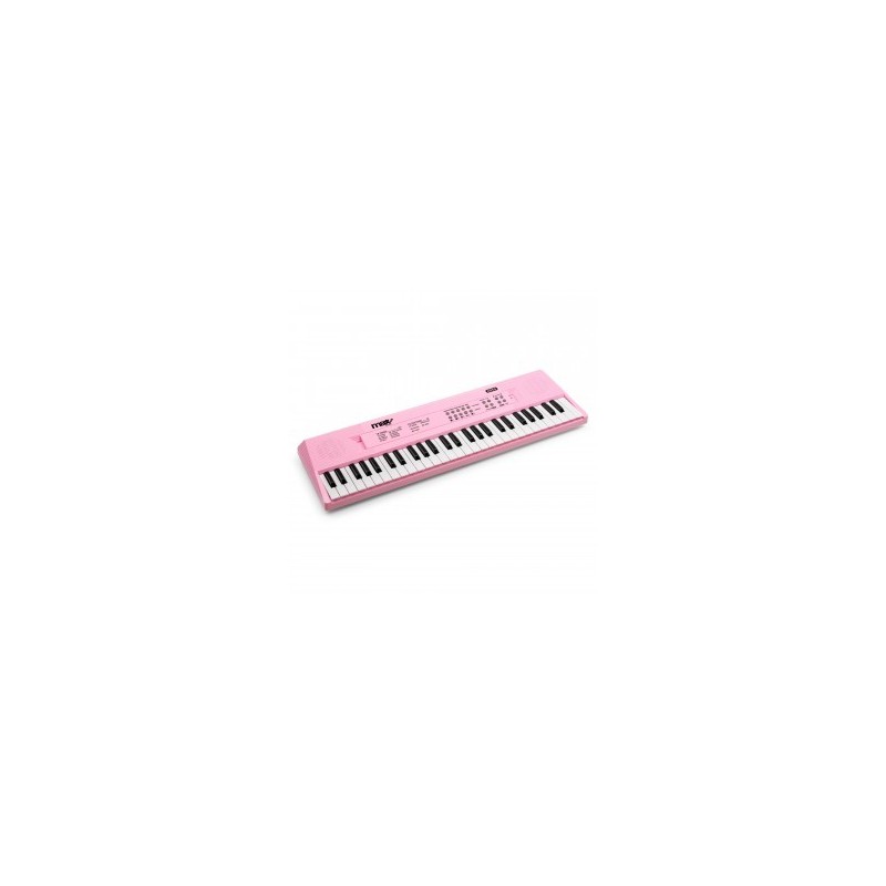 Max KD54P Teclado Electronico Rosa Con Bateria