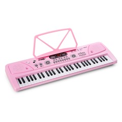 Max KD61P Teclado Electronico Rosa Con Bateria