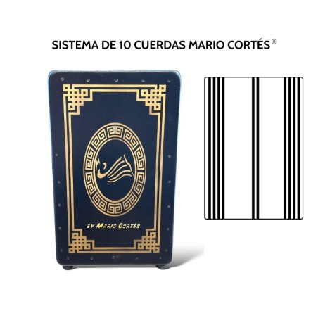 Mario Cortes Mod. Black & Gold + funda acolchada