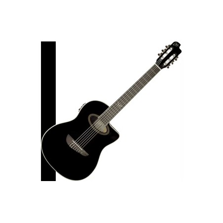 Eko N100 NXT Black Guitarra Electroacústica Nylon Tipo Ovation