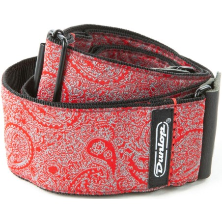 Dunlop Jacquard D67-11 Paisley Red