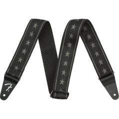 Fender Nylon Stars & Stripes Negra/Gris 2" 099-0615-004