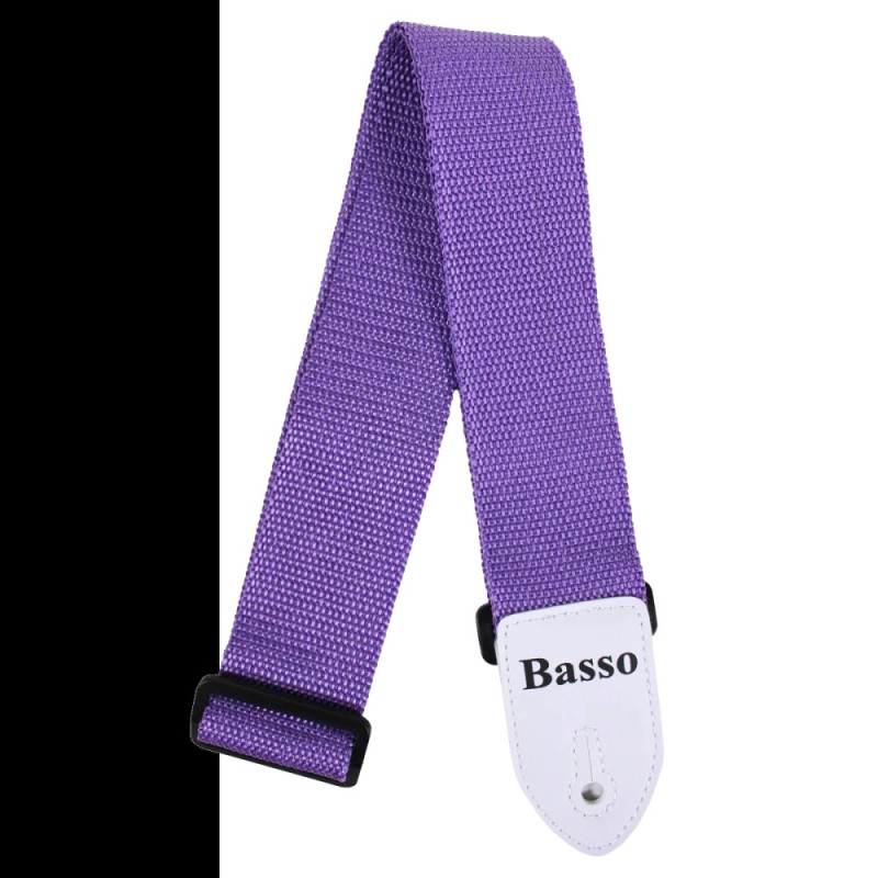 Basso NY17 correa guitarra y bajo morado