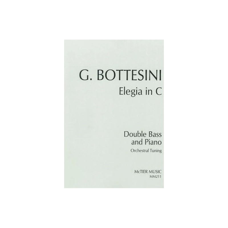 Elegia in C - G. Bottesini - Contrabajo y piano